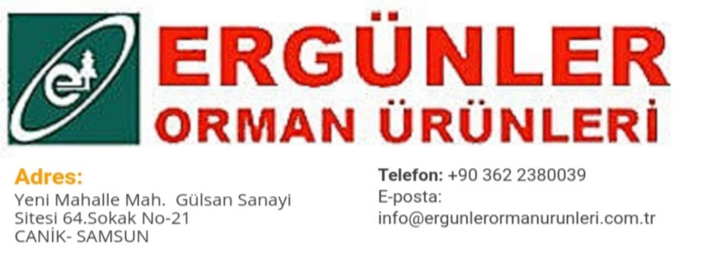 Ergünler Orman Ürünleri